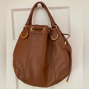 Vintage Juicy Couture Brown Genuine Leather Shoulder Bag